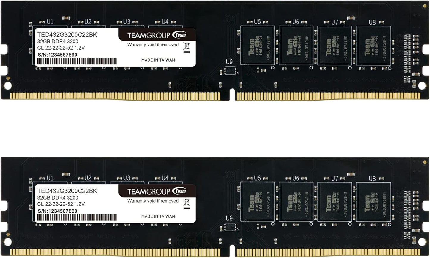 TEAMGROUP Elite DDR4 64GB Kit for High-Performance PCs