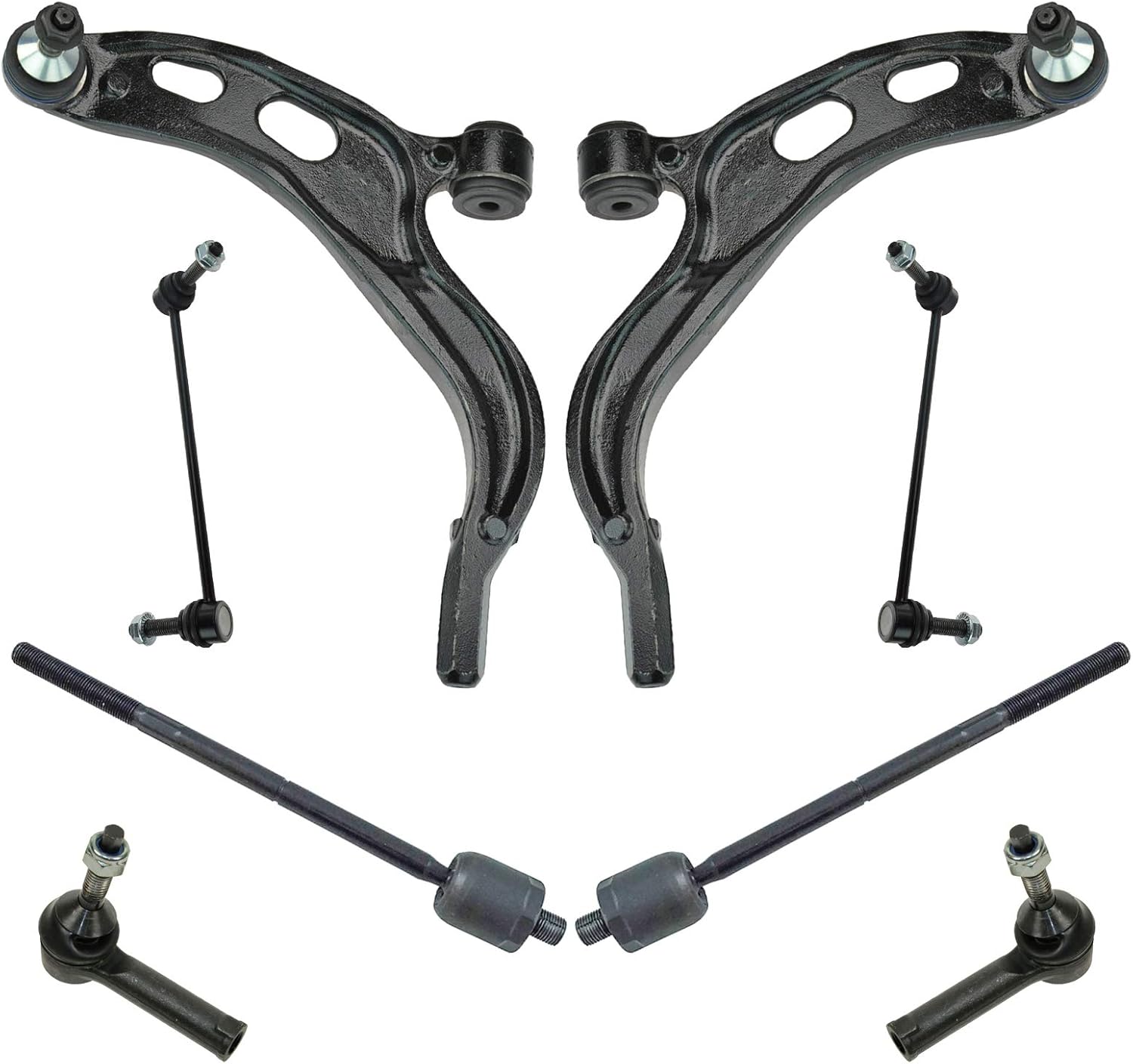 TRQ Front Steering & Suspension Kit for Ford Flex Taurus MKS