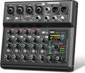 USB Interface 7 Channel Mixer With Effects - Compact DJ Mixer