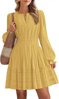 Mini Dresses for Women 2025 V Neck A Line - Lightweight, Flowy Fit