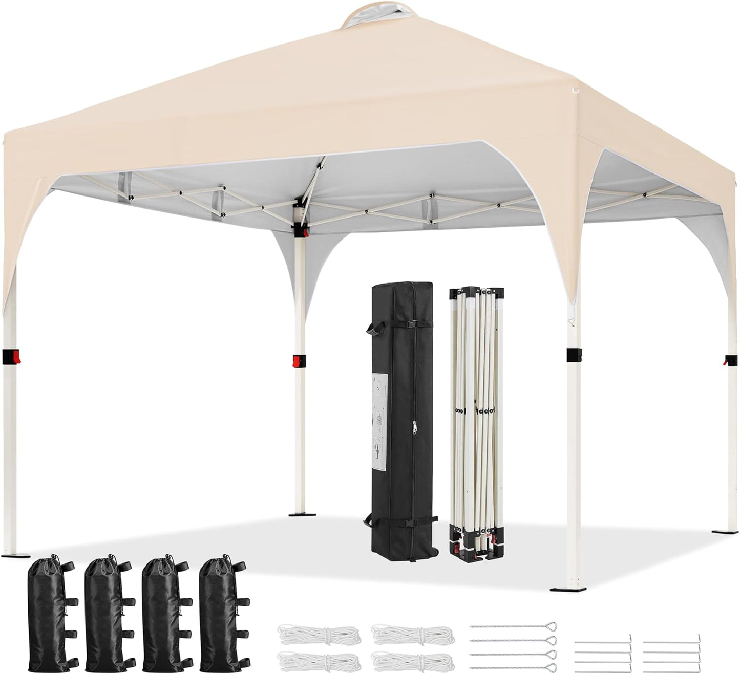 10x10 Pop Up Canopy Tent with Vent for Outdoor Events