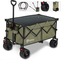 Collapsible Foldable Wagon with 330lbs Capacity - Large Utility Cart