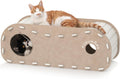 FUKUMARU Cat Bed 31.5 in Extra-Large 2-in-1 Cat Cave - Cozy Hideaway