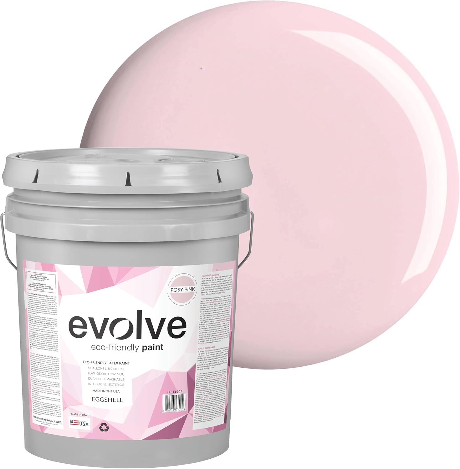 EVOLVE Paint & Primer: Eco-friendly Low Sheen for All Surfaces