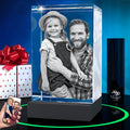 ArtPix 3D Premium Crystal Photo - Custom Laser Etched Gift