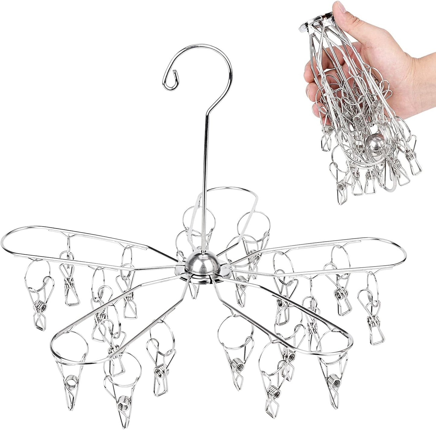 Space-Saving Stainless Steel Drying Rack - Estoder