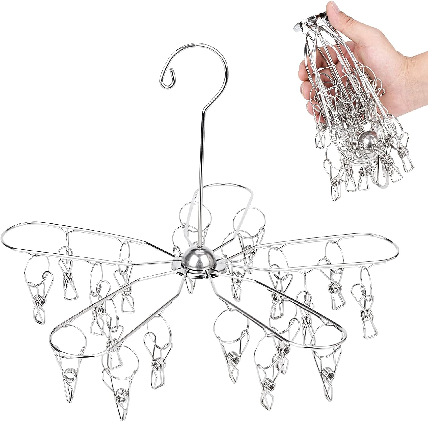 Space-Saving Stainless Steel Drying Rack - Estoder
