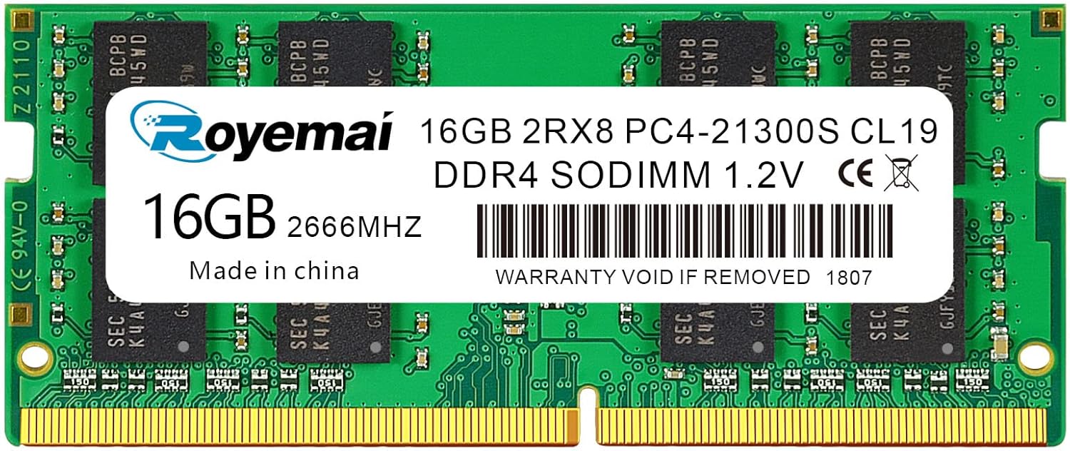 DDR4 16GB 2666MHz SODIMM RAM for Enhanced Laptop Performance