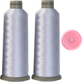Madeira Embroidery Thread 1801 (2 Pack) White - 11000 yd cones