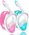 Full Face Snorkel Mask for Adults with Camera Mount - 180 View