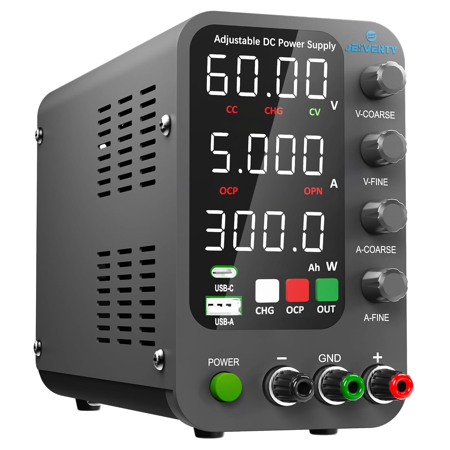 Jesverty DC Power Supply Variable 0-60V 0-5A Review