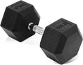 Hex Dumbbells Rubber Coated Hand Weights for Exercises and Fitness