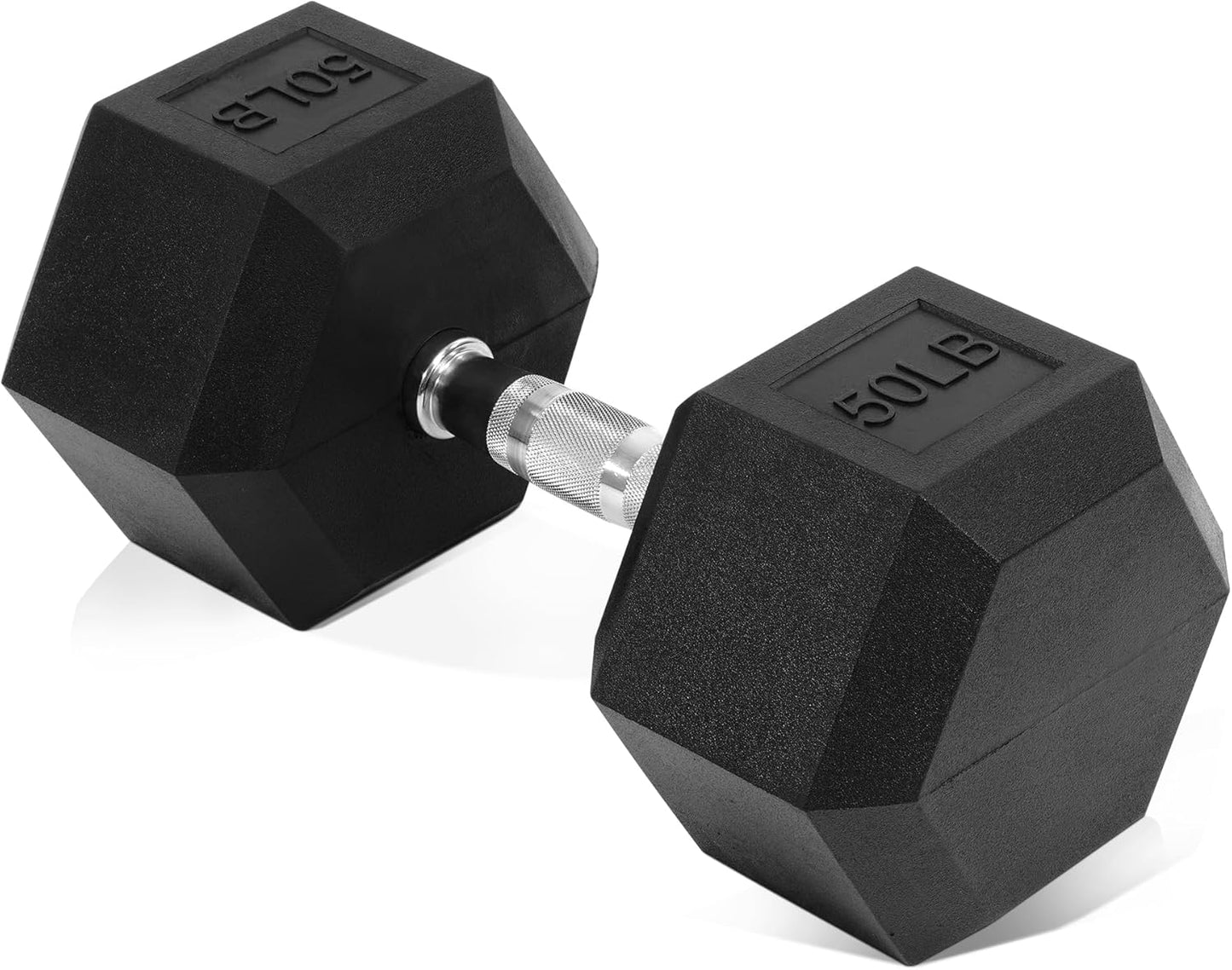 Hex Dumbbells Rubber Coated Hand Weights for Home Gym Fitness