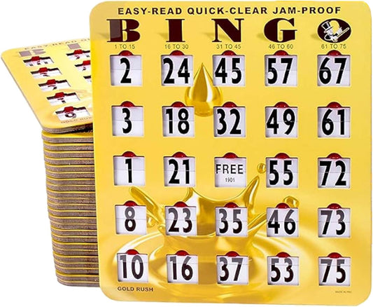 Jam-Proof Easy-Read Bingo Cards for Fun Family Game Nights