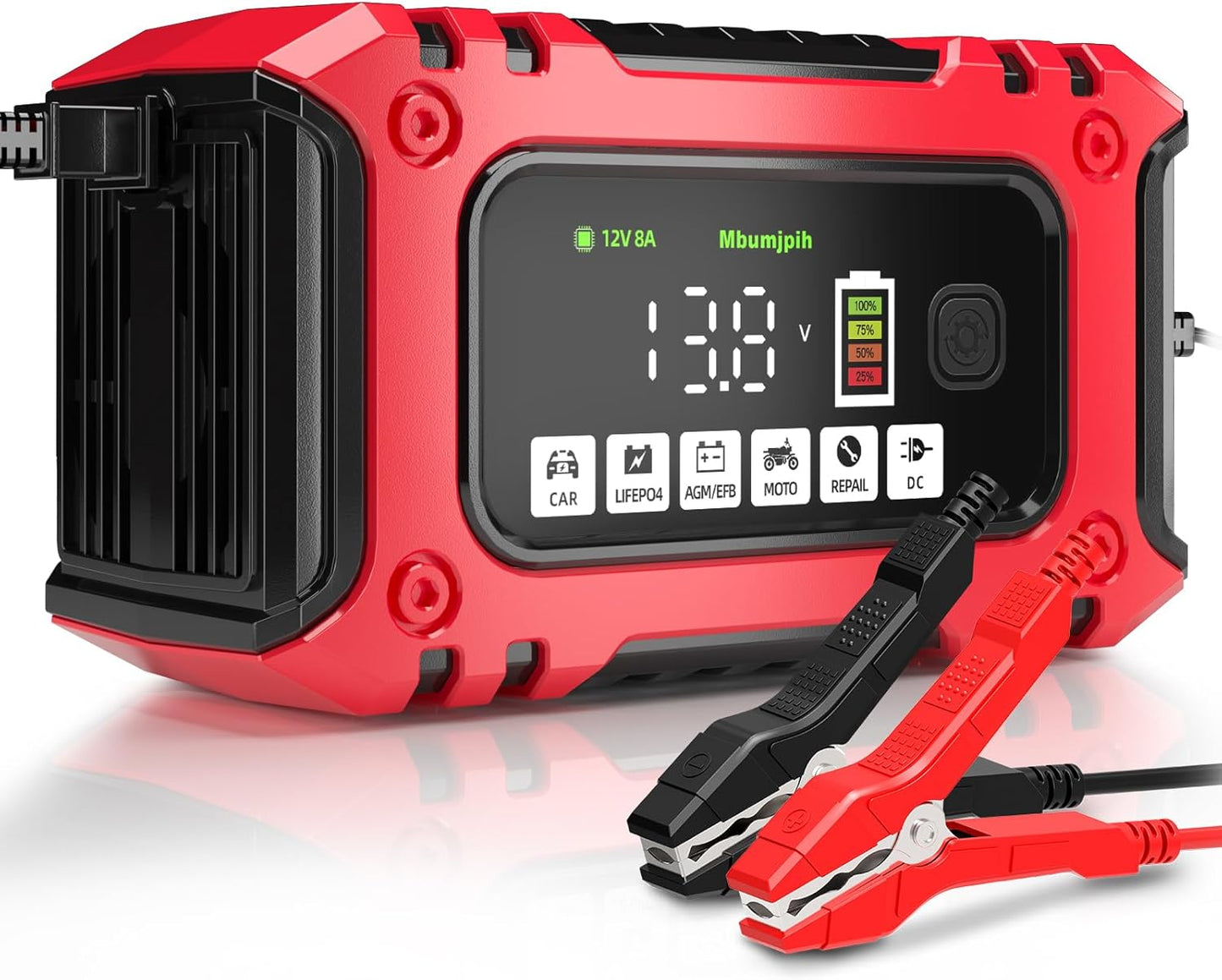 Smart 12V Car Battery Charger | Maintains, Desulfurizes, & Extends Battery Life