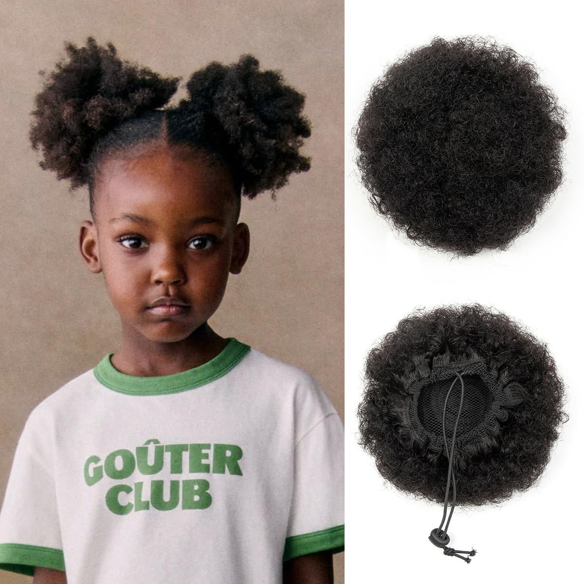 Medium Curly Ponytail Extension for Stylish School Looks