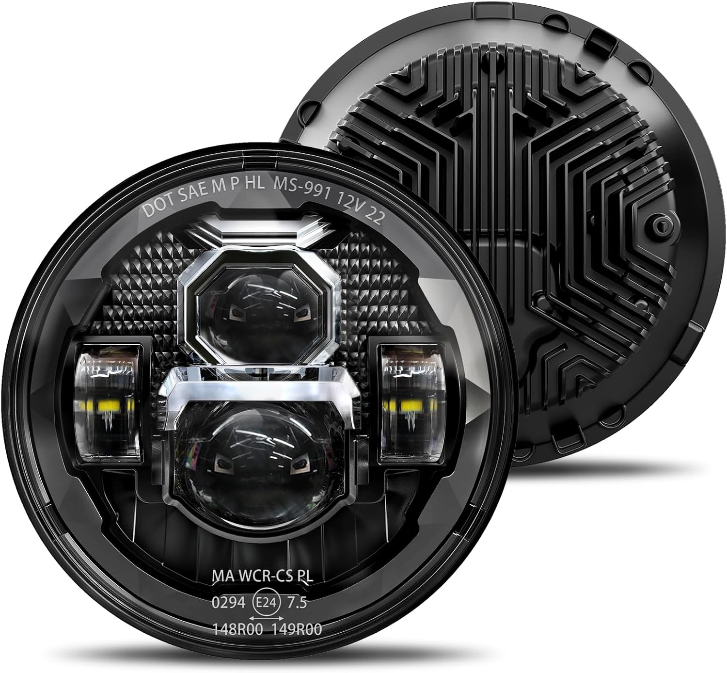HWSTAR 2023 Upgraded 7 Inch LED Headlights for Jeep and More