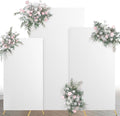 VitalCozy 3 Set Wedding Arch Cover Fitted Square Backdrop Cover