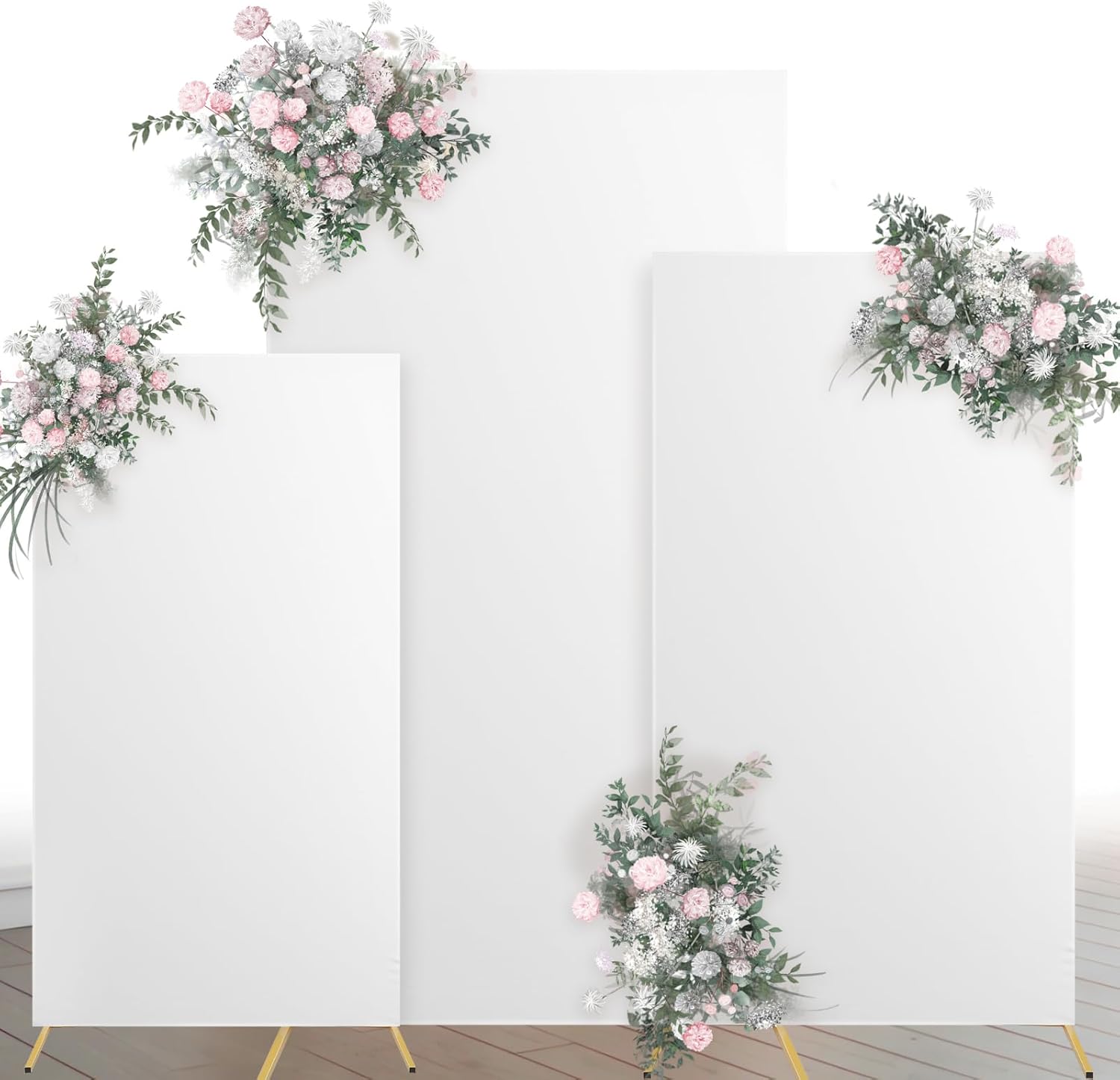 VitalCozy 3 Set Wedding Arch Cover for Stylish Event Decor