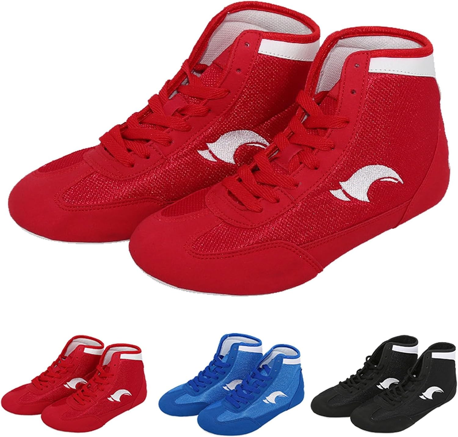 Anti-Slip High Top Wrestling Shoes for Kids