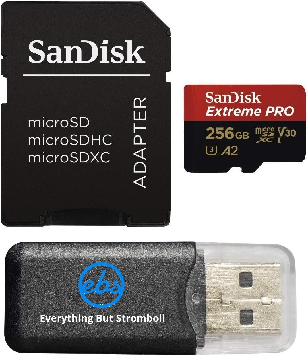 High-Speed 256GB SanDisk Micro SDXC - Perfect for 4K Action Cameras