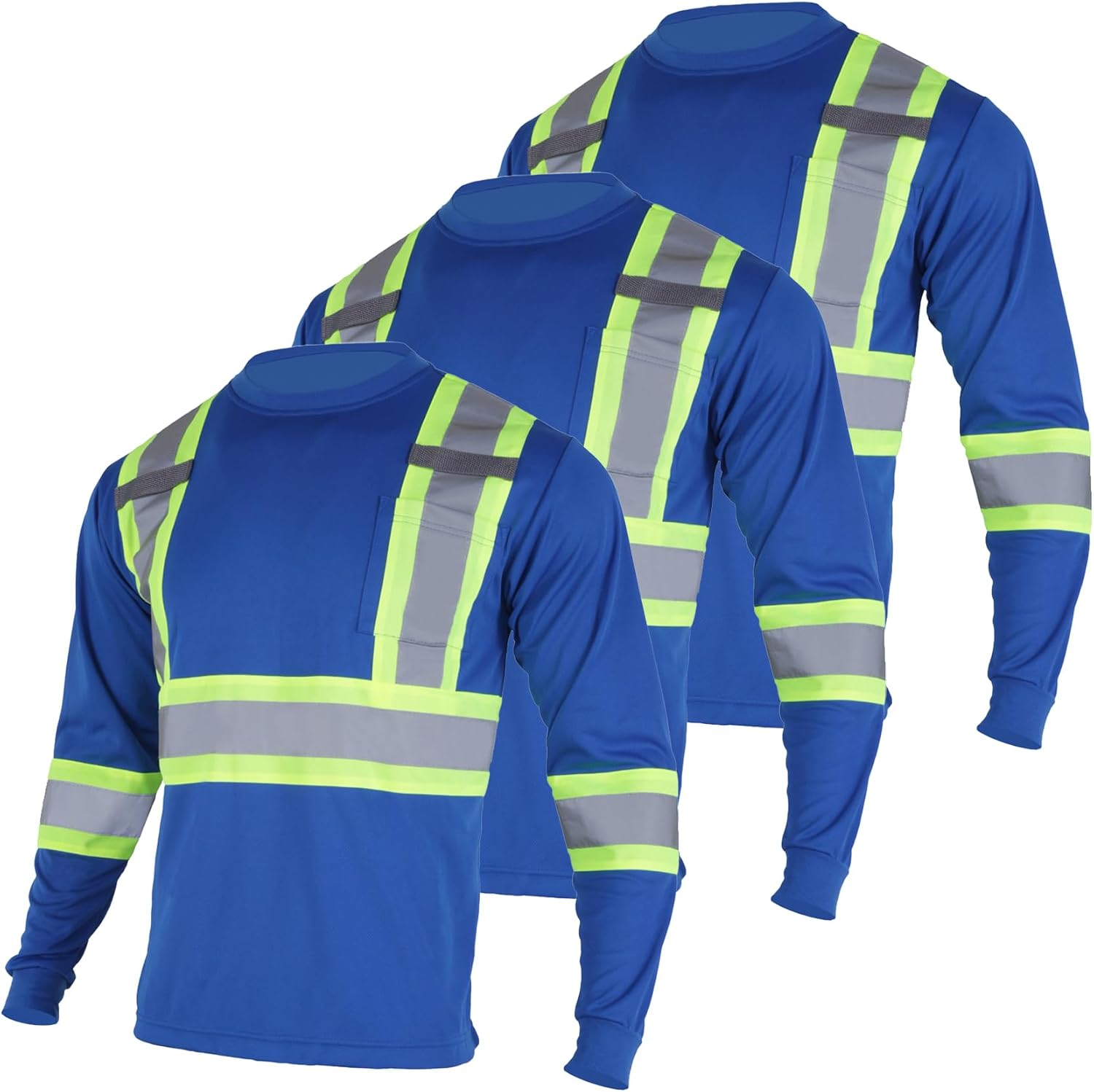 VENDACE Safety T Shirt Reflective High Visibility for Work