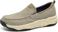 Mens Orthopedic Slip On Walking Shoes - Removable Arch Support