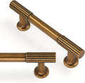TA005 10 Pack Antique Brass Cabinet Pulls 3 in Vintage Hardware