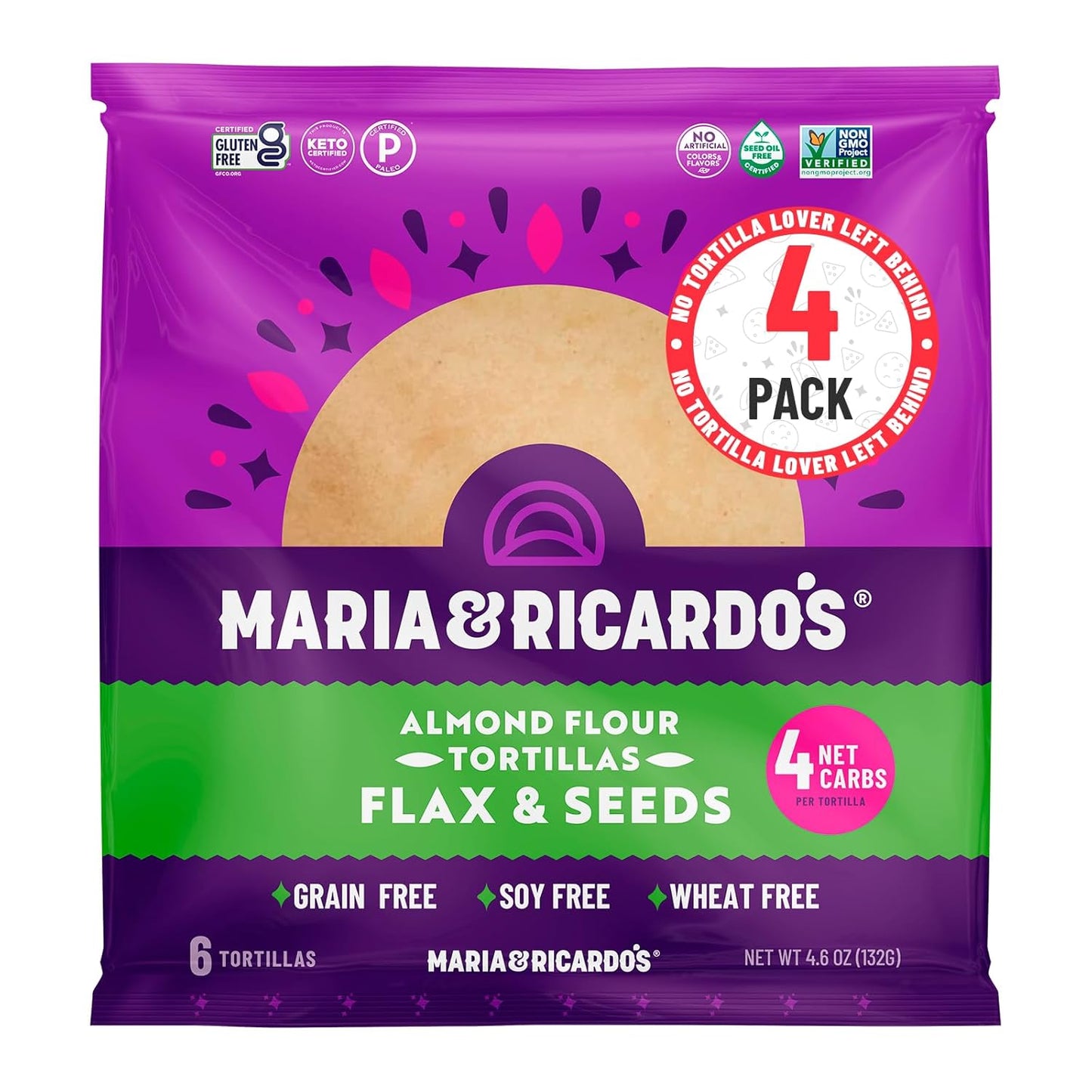 KETO Tortillas with Almond Flax & Seeds - Low Carb Delight