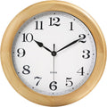 Kesin Wooden Wall Clock 14 in Silent Analog Clock - Natural Grain