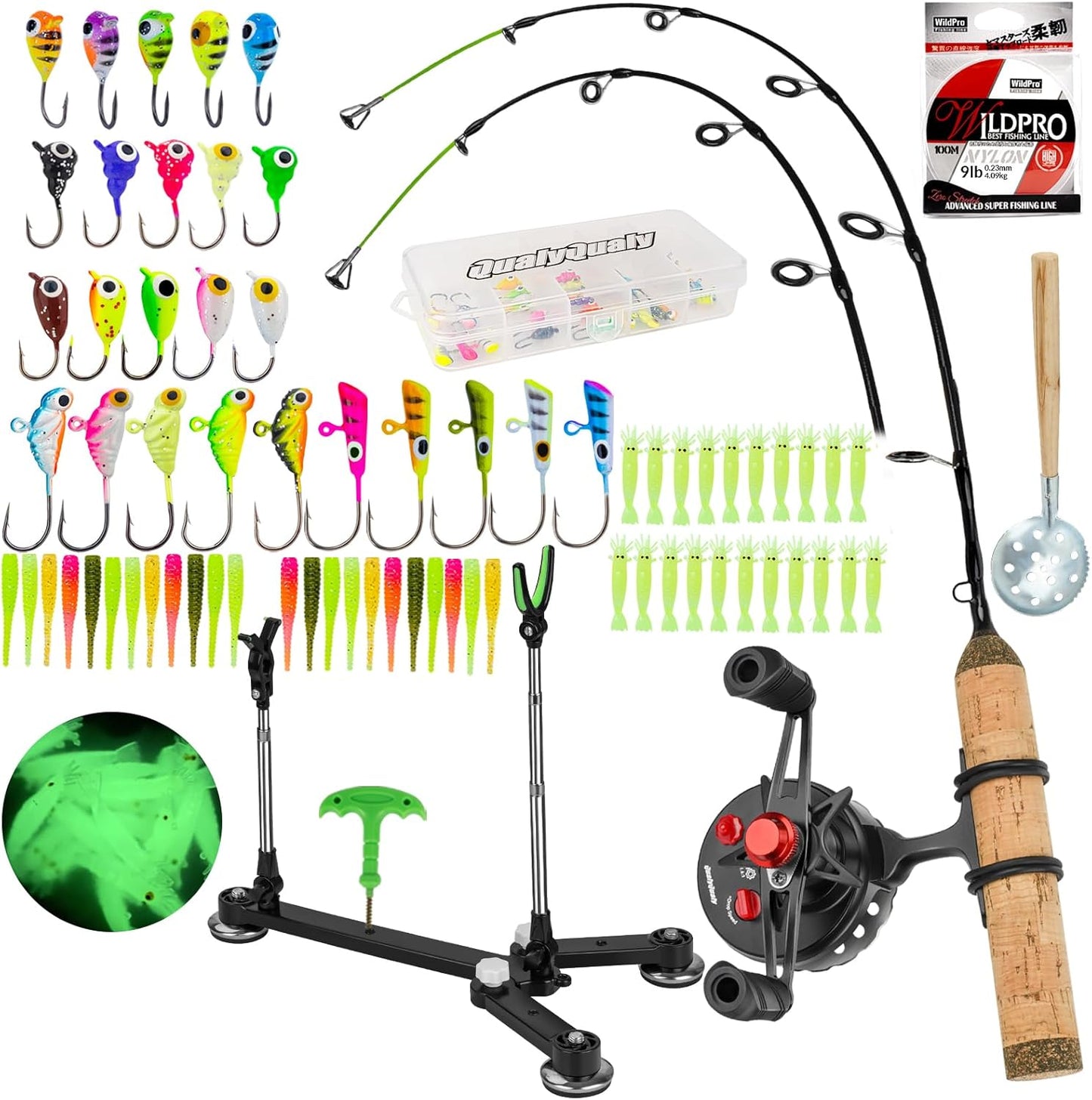 Ultimate Ice Fishing Kit: Compact, Complete, & Ready to Fish!
