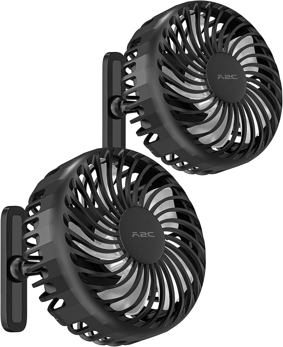 Rechargeable Magnetic Base Golf Cart Fan with 3 Speeds and Power