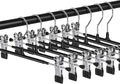 POZEAN Pants Hangers with Clips 50Pack, 12in Adjustable - Space Saving