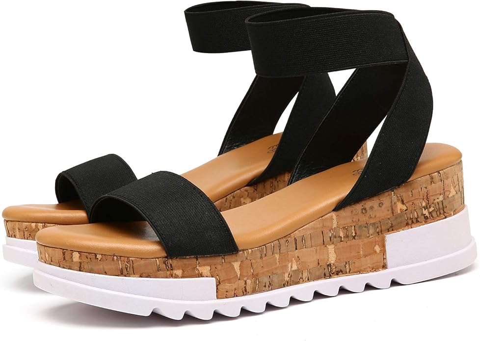 katliu Women's Wedge Platform Sandals for Stylish Comfort