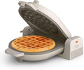 BELLA Flip-n-Store Waffle Maker, Nonstick, Fits-anywhere, 1000W, Oatmilk