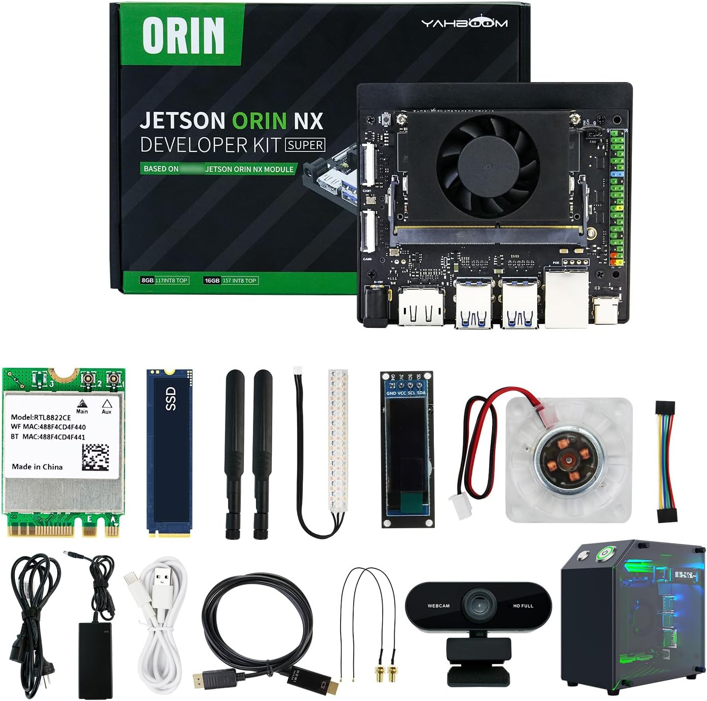 Yahboom Jetson Orin NX Super Kit for AI Large Model Applications