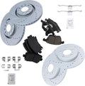 Front and Rear Brake Pad & Rotor Kit for 2006-2009 Audi A4 - Ceramic