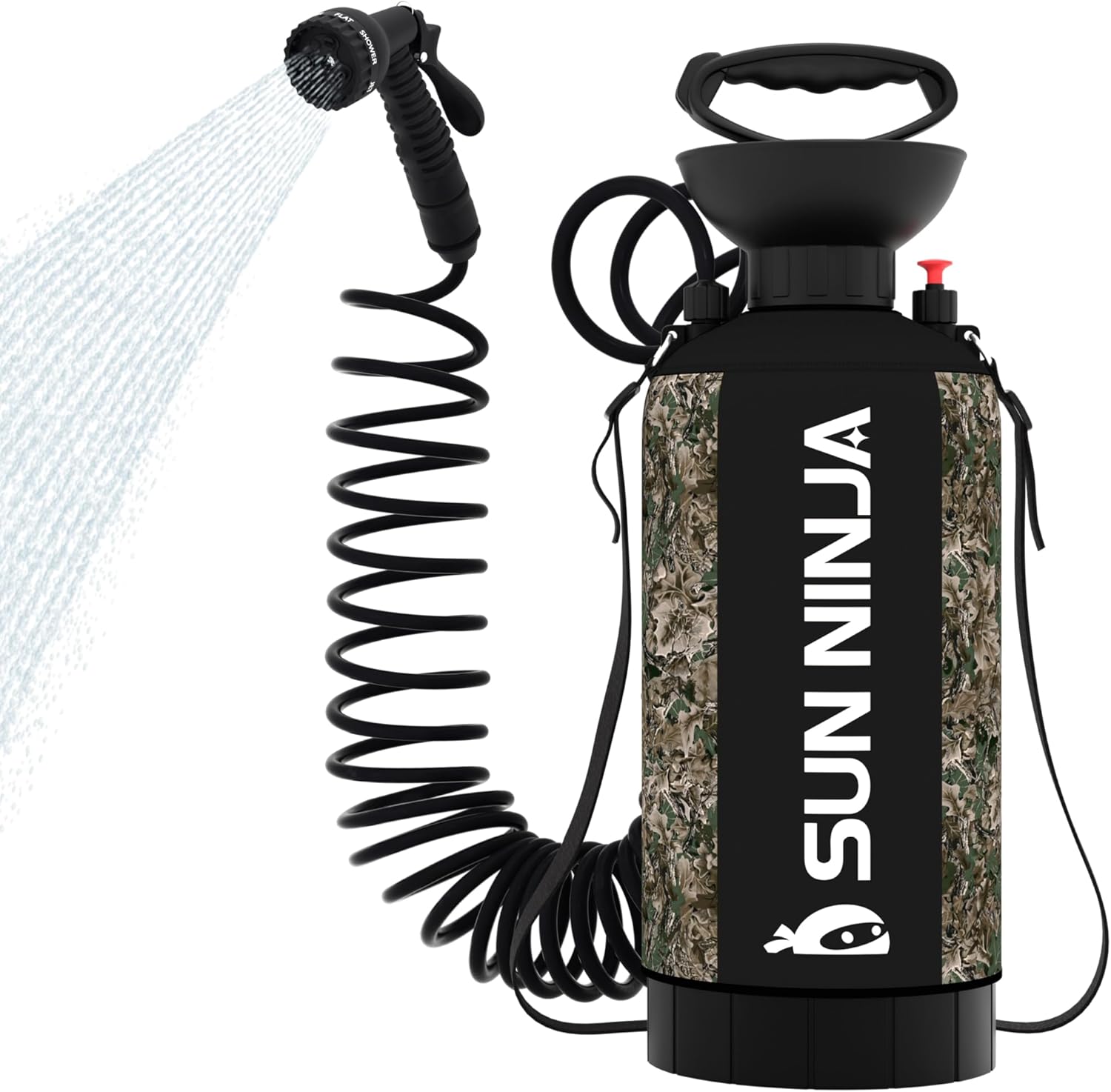 Portable Camping Shower with 7 Mode Head for On-The-Go Cleaning