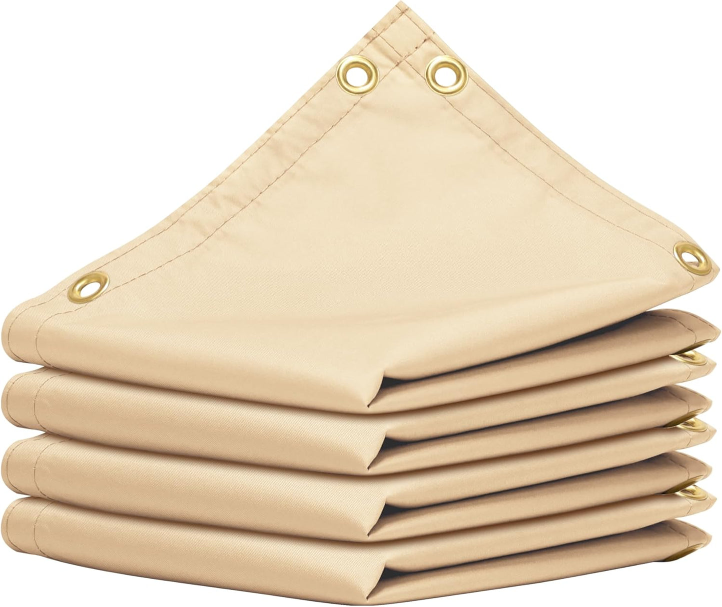 6ft x 23ft Beige Waterproof Shade Cloth for Pets and Greenhouses