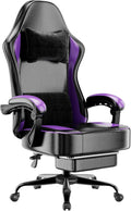 Gaming Chair with Pocket Spring Cushion and Footrest - Ergonomic Video