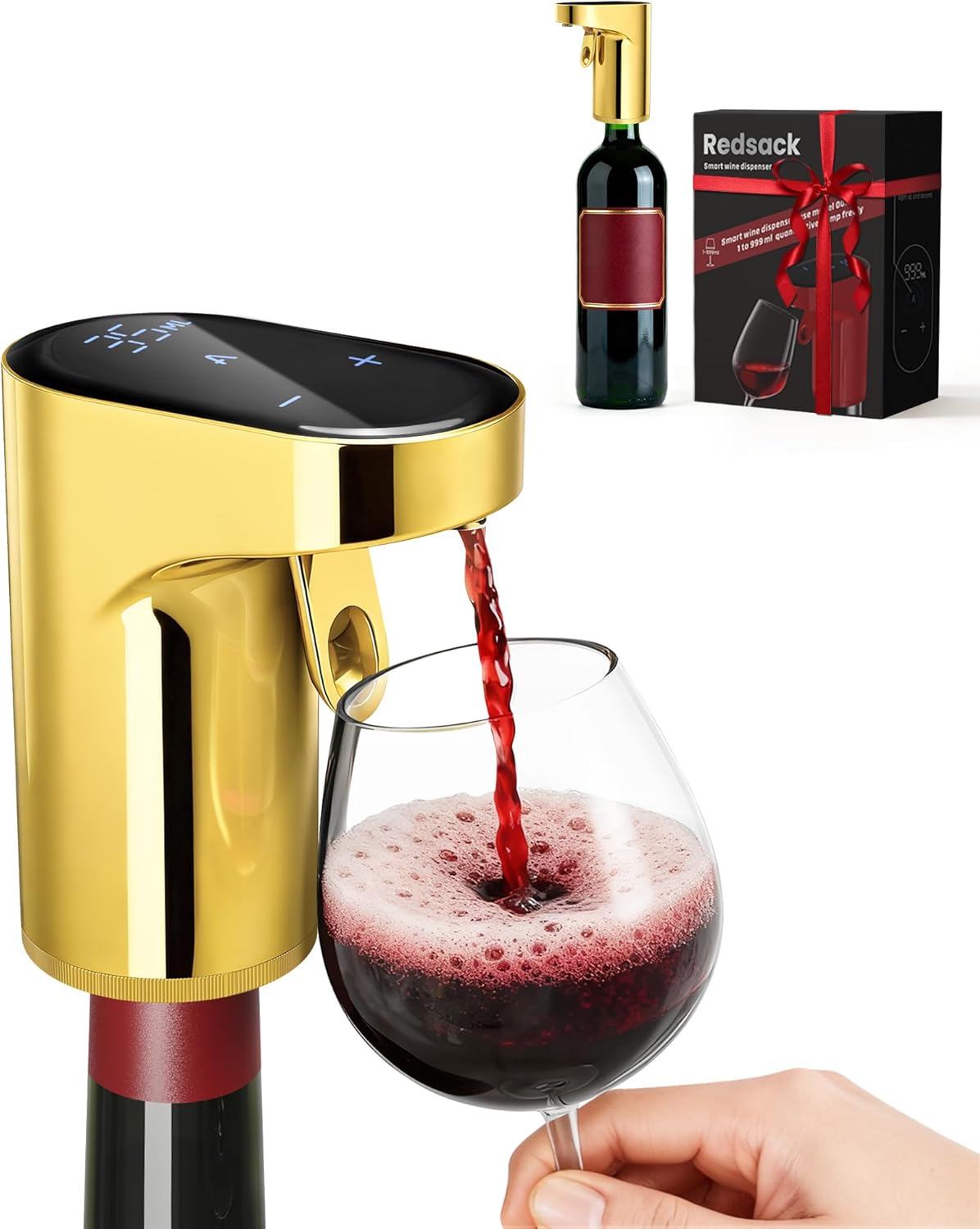 5-in-1 Electric Wine Decanter with Aerator for Effortless Pouring