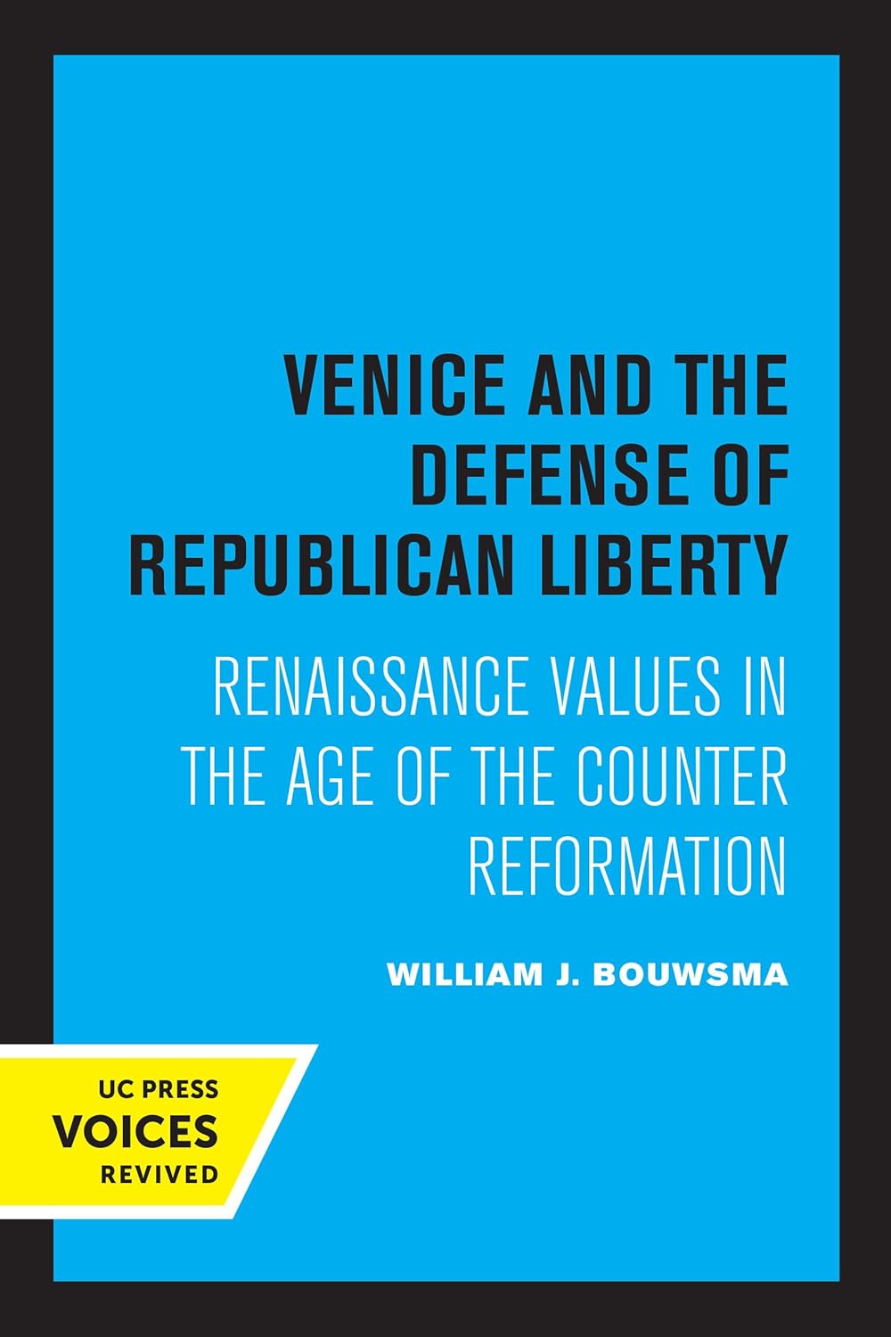 Venice and the Defense of Republican Values in the Counter Reformation