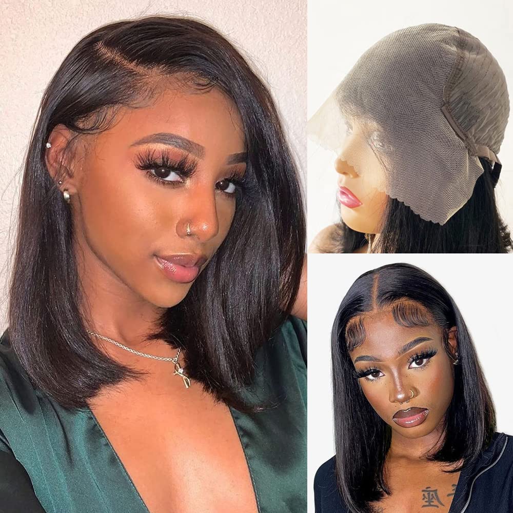 Bob Wig Human Hair 13X6 Lace Front Wigs for Black Women