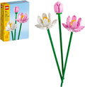 LEGO Lotus Flower Building Set - Artificial Floral Display for Home