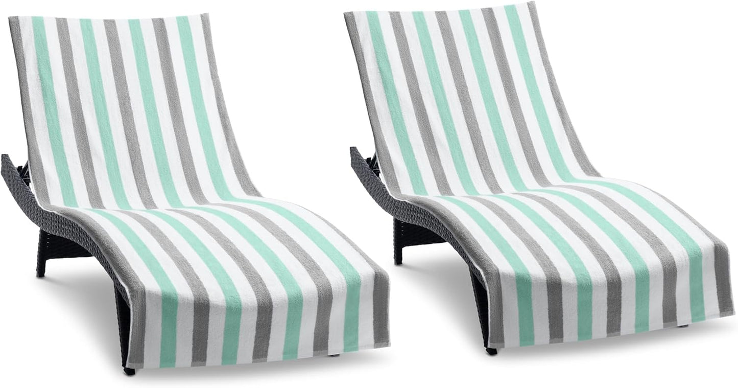 Stylish Cabo Chaise Lounge Cover Pack of 2 for Beach Pool