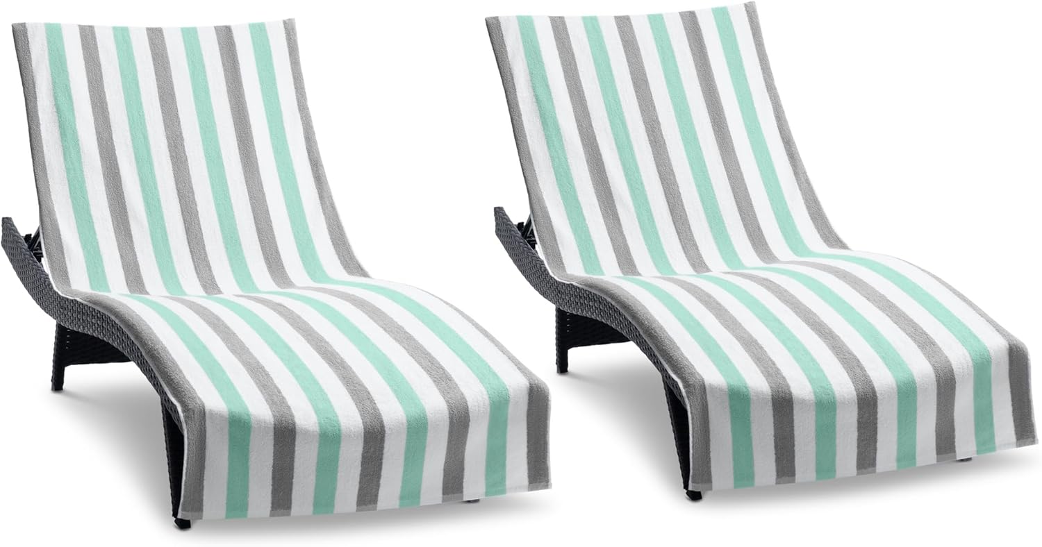 Stylish Cabo Chaise Lounge Cover Pack of 2 for Beach Pool