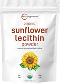 Organic Sunflower Lecithin Powder - Rich in Phosphatidyl Choline!