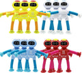 Shape Changing Spaceman Robot Toy Suction Cup Pop Tubes - Sensory