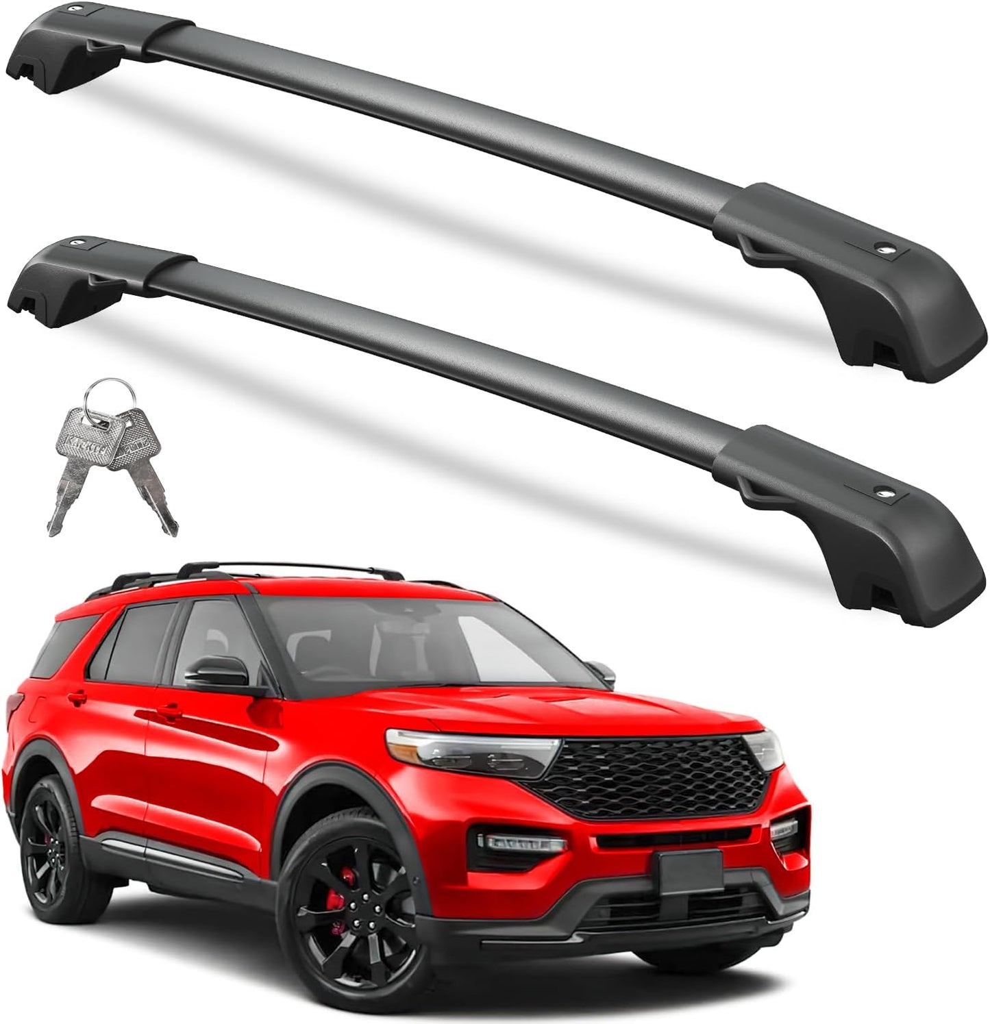 Lockable Roof Rack Cross Bars for Ford Explorer 2020-2025