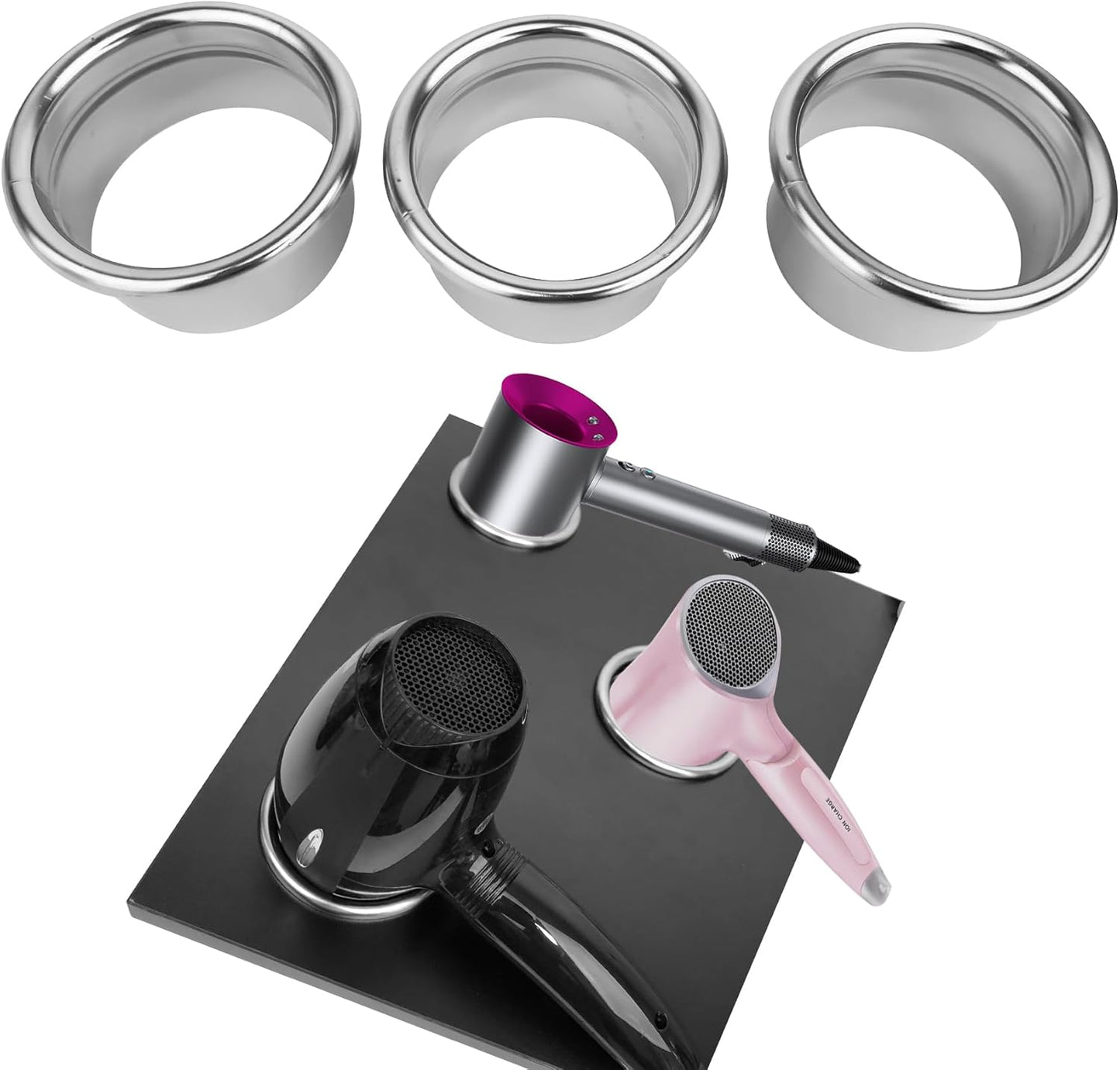 QUEESALN Hair Dryer Holder Set - Organize Styling Tools!